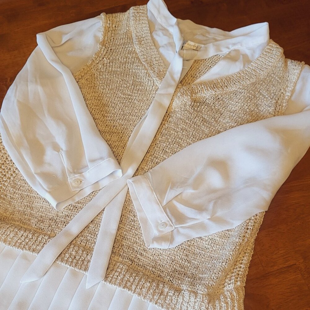 Lauren Conrad ~ Sz Sm ~ Pleated Mock - Layer Top ~ Excellent Condition - Picture 5 of 8